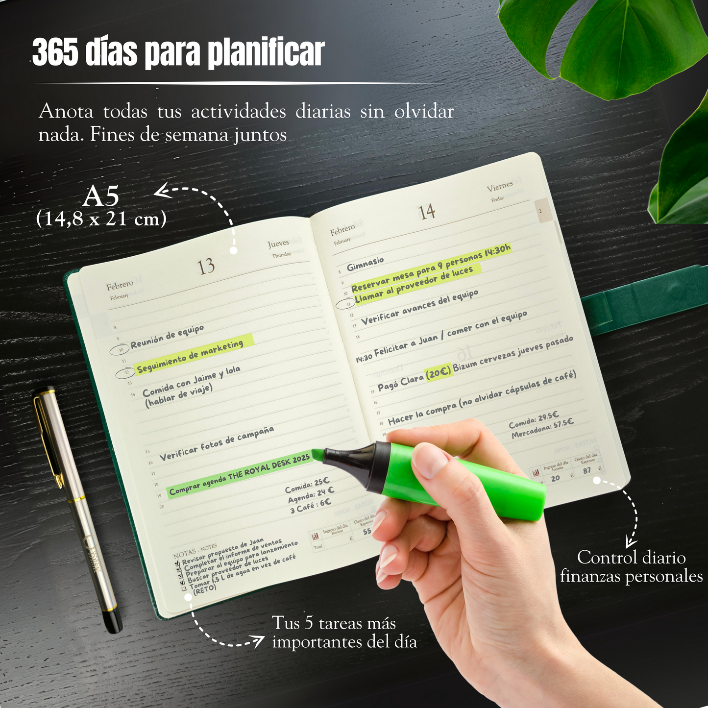 Agenda A5 Regal (21x14,8 cm)